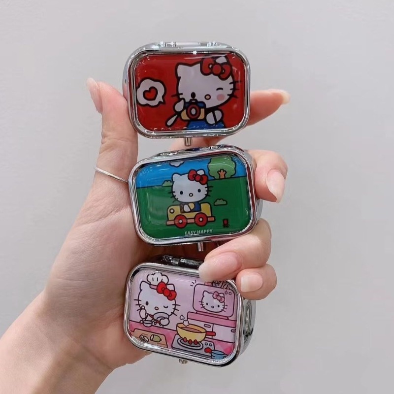 Mini Backpack Purse - Anime Hello Kitty Metal Storage Box