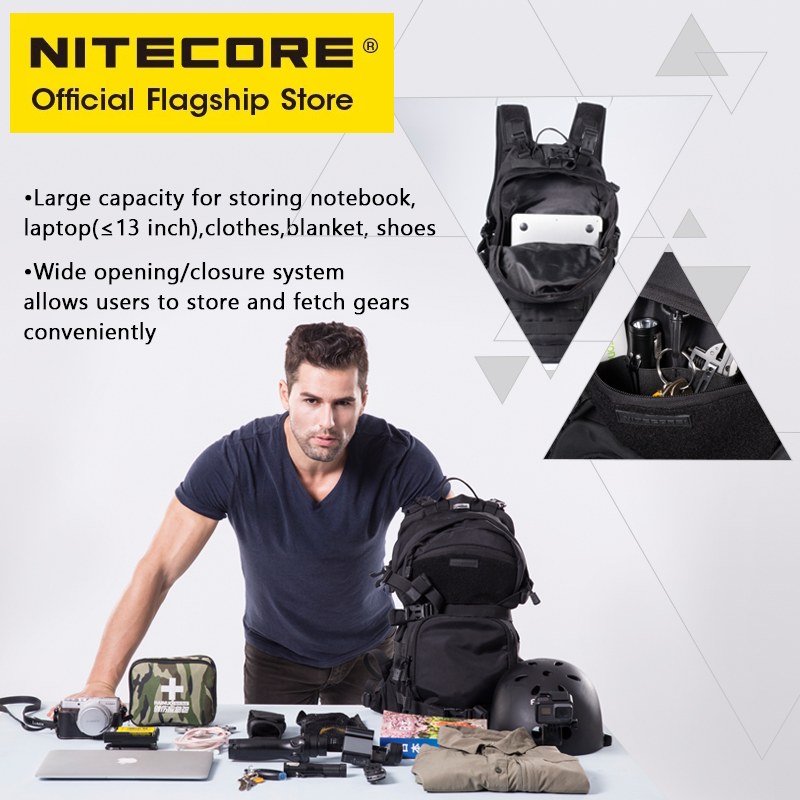 NITECORE BP20 20L Travel Backp – обзор и цена Rucksack Military Style