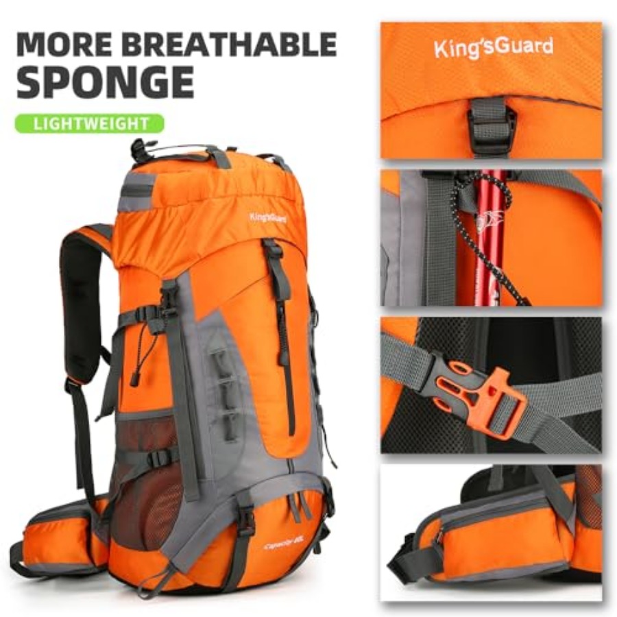 60L Hiking Backpack for Men an – обзор и цена Hiking Backpack Waterproof