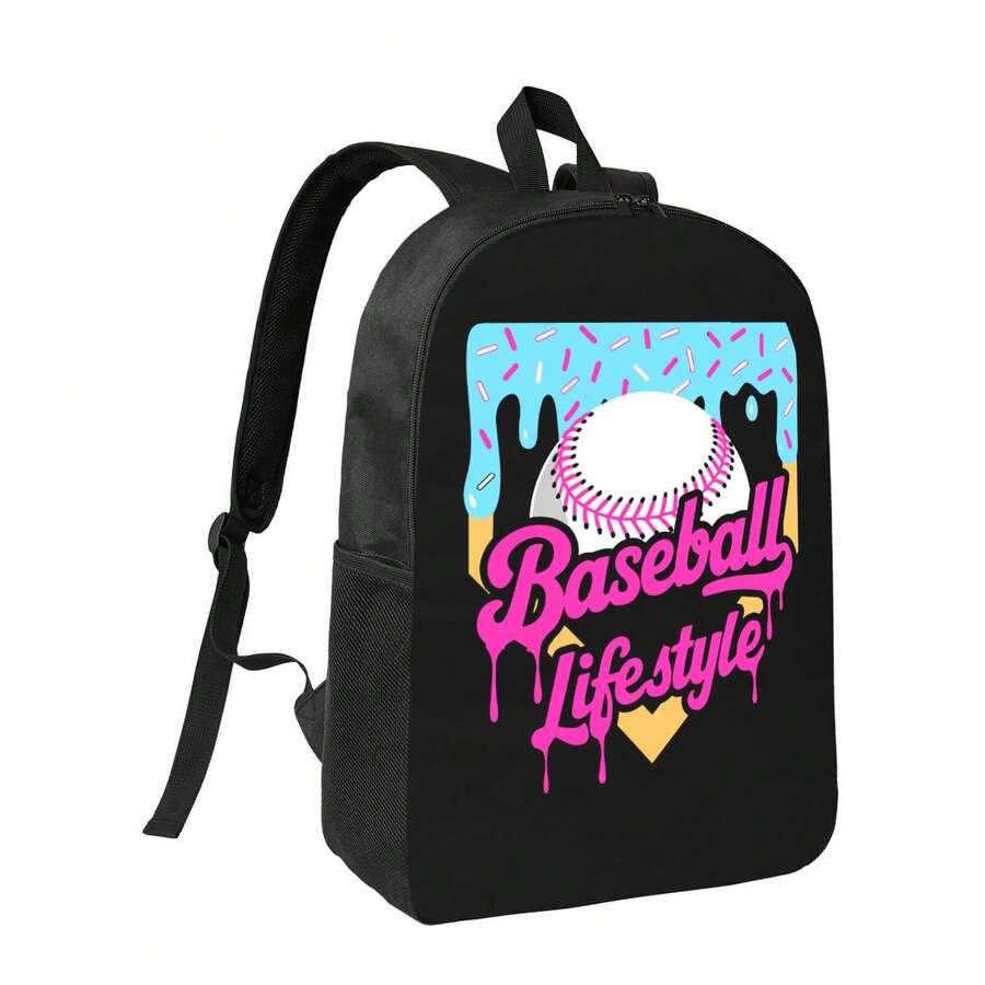 Baseball Drip Design Backpack  – обзор и цена Laptop Backpack 15.6