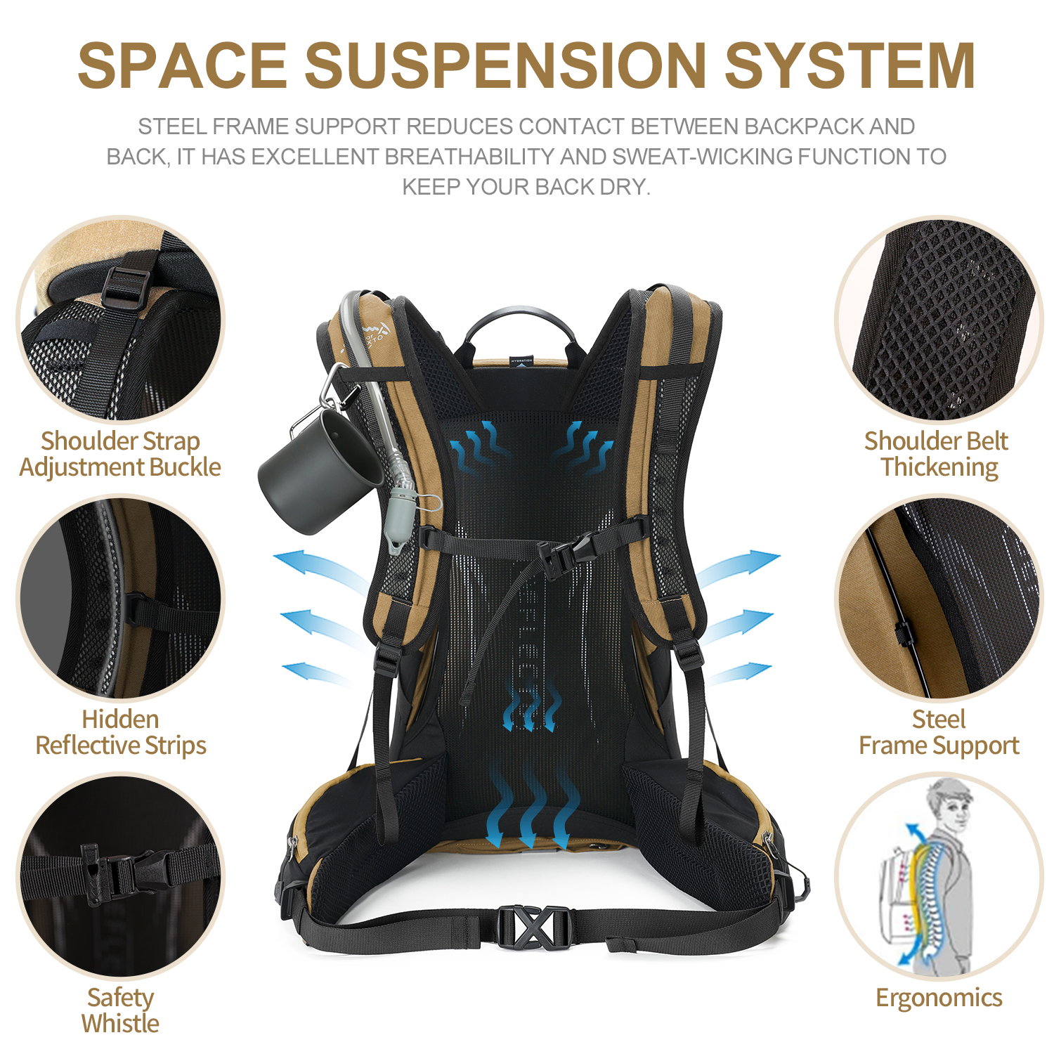 Mountaineering backpack 35 lit – обзор и цена Foldable Backpack Small