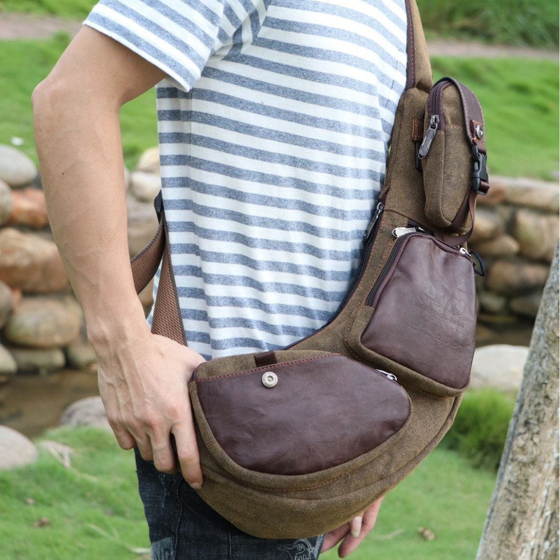 Men Cross Body Backpack Sling  – обзор и цена Sling Backpack Shoulder