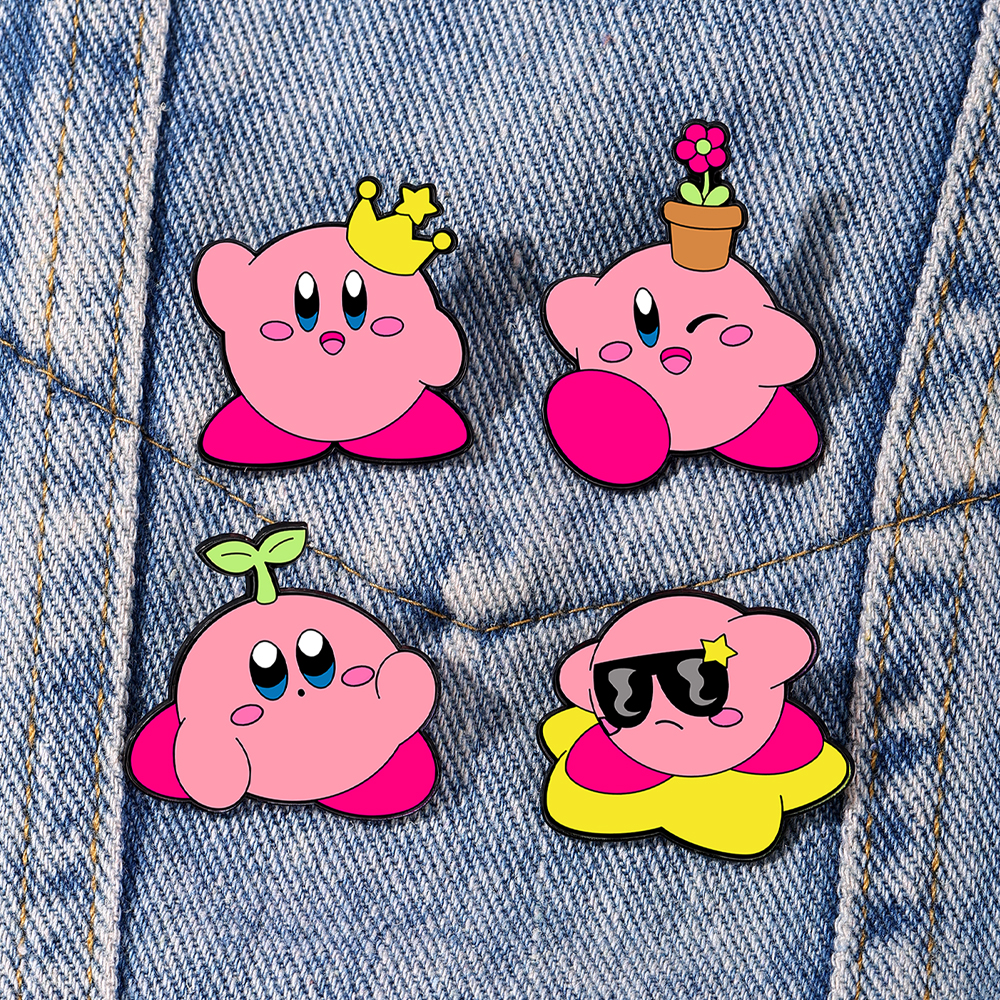 4pcs Kirby Enamel Lapel Pins S – обзор и цена Fashion Backpack Women