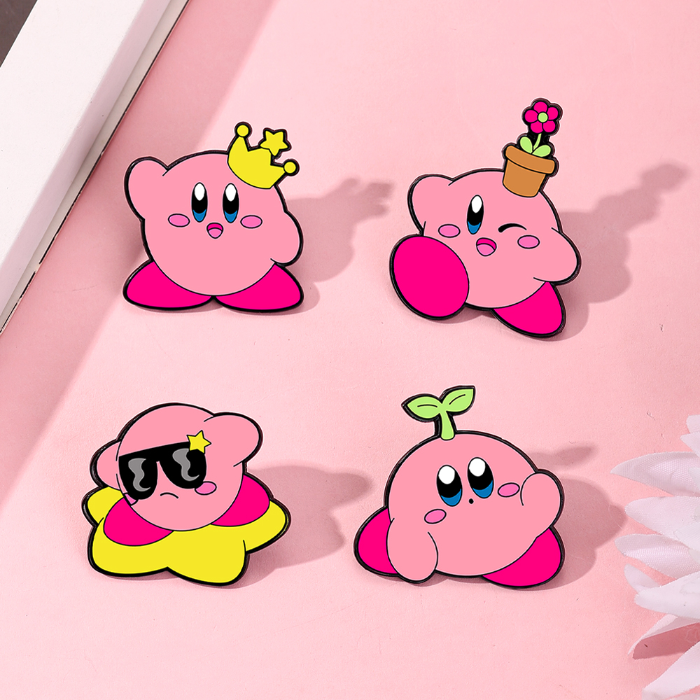 4pcs Kirby Enamel Lapel Pins S – обзор и цена Fashion Backpack Women