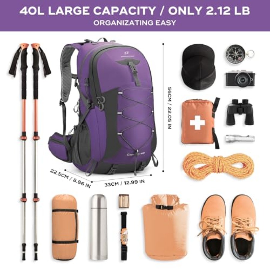 Hiking Backpack, Camping Backp – обзор и цена Hiking Backpack Waterproof