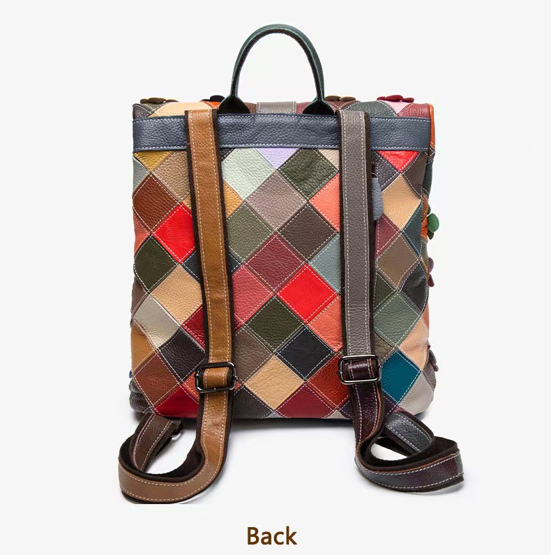 Vintage Women Genuine Leather  – обзор и цена Fashion Backpack Women