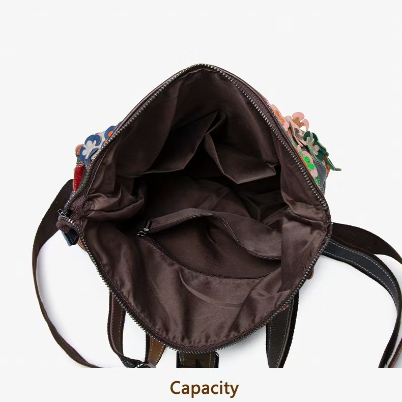Vintage Women Genuine Leather  – обзор и цена Fashion Backpack Women