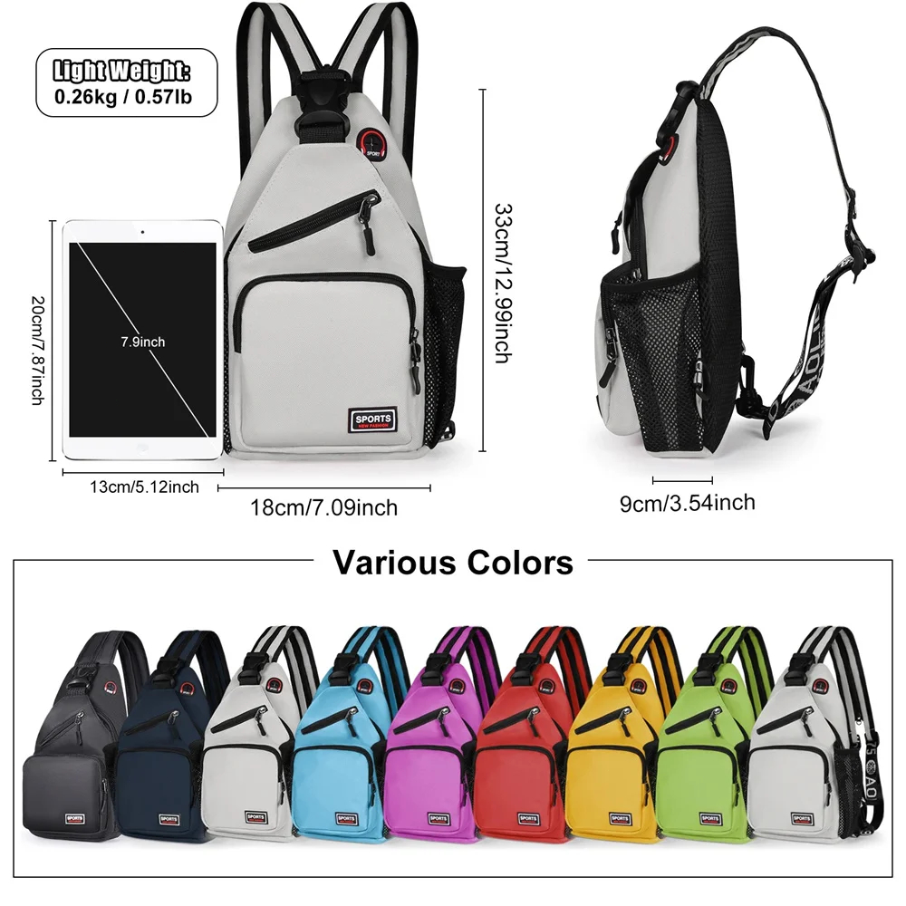 Multi-pocket Casual Chest Bag  – обзор и цена Sling Backpack Shoulder