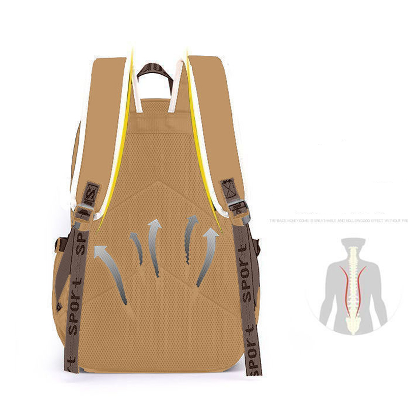 Kawaii Capybara Stylish Khaki  – обзор и цена School Backpack Teen