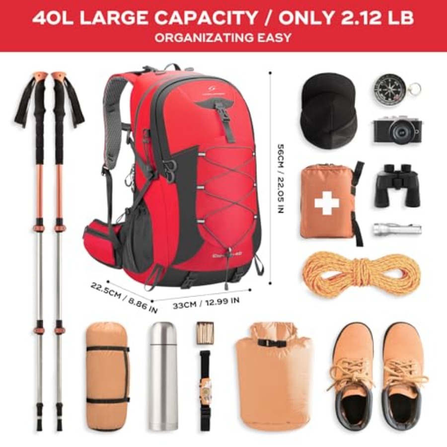 Hiking Backpack, Camping Backp – обзор и цена Hiking Backpack Waterproof