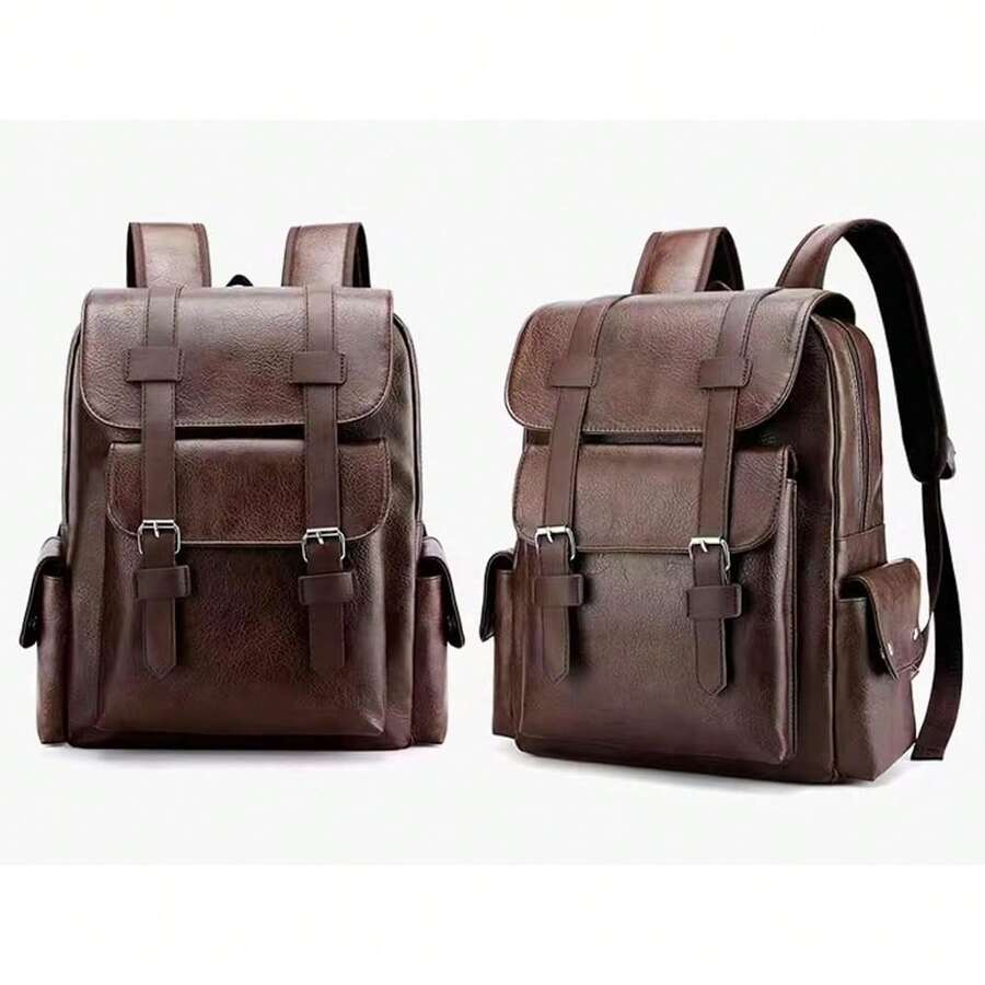 PU Leather Backpack For Men An – обзор и цена Laptop Backpack 15.6