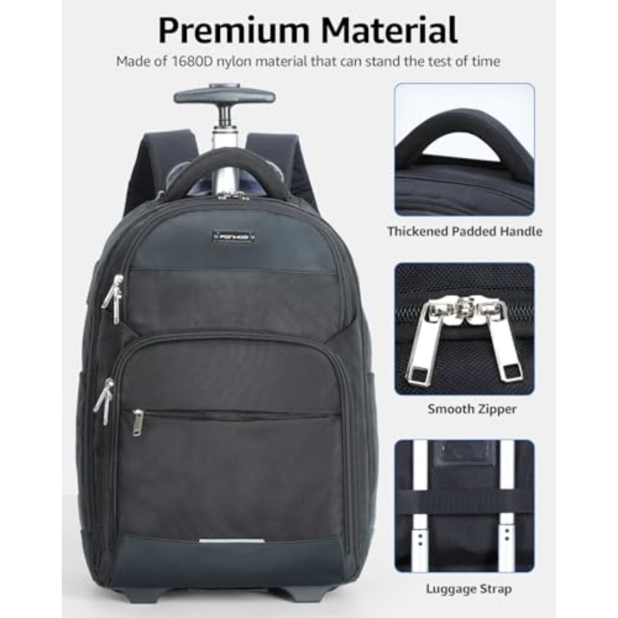 Rolling Backpack 30L Travel La – обзор и цена Laptop Backpack 15.6