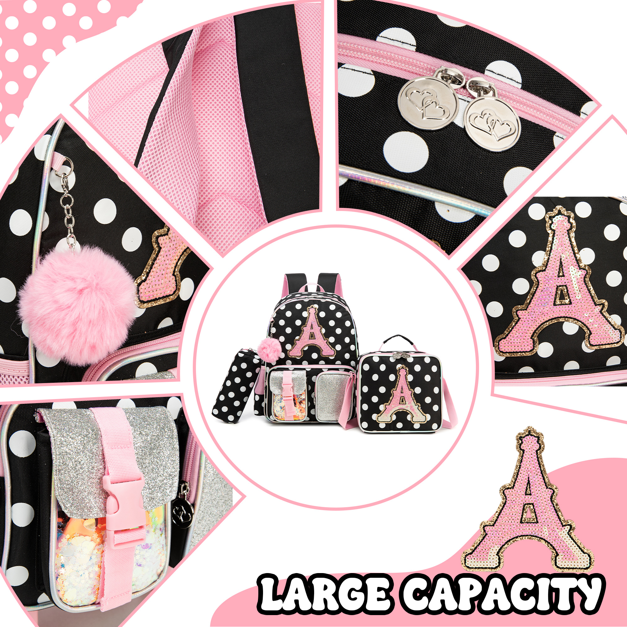 Backpack for Girls Letter Back – обзор и цена School Backpack Teen