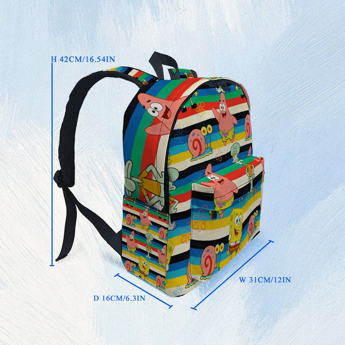 SpongeBob SquarePants Striped  – обзор и цена School Backpack Teen