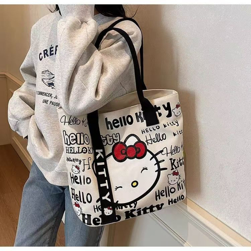 Hello Kitty Large Capacity Sho – обзор и цена Canvas Backpack Casual