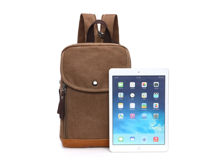 Men's Canvas Mini Backpack Men – обзор и цена Sling Backpack Shoulder