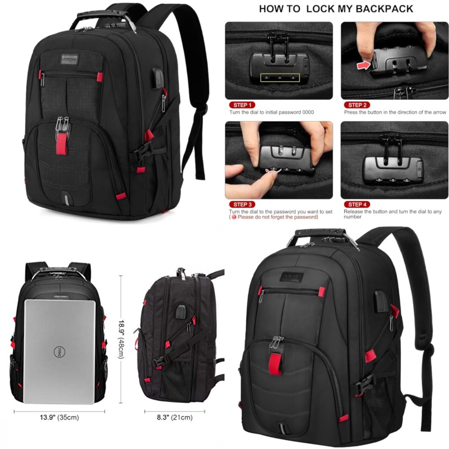 Laptop Backpack for Men Women, – обзор и цена Travel Backpack Anti Theft