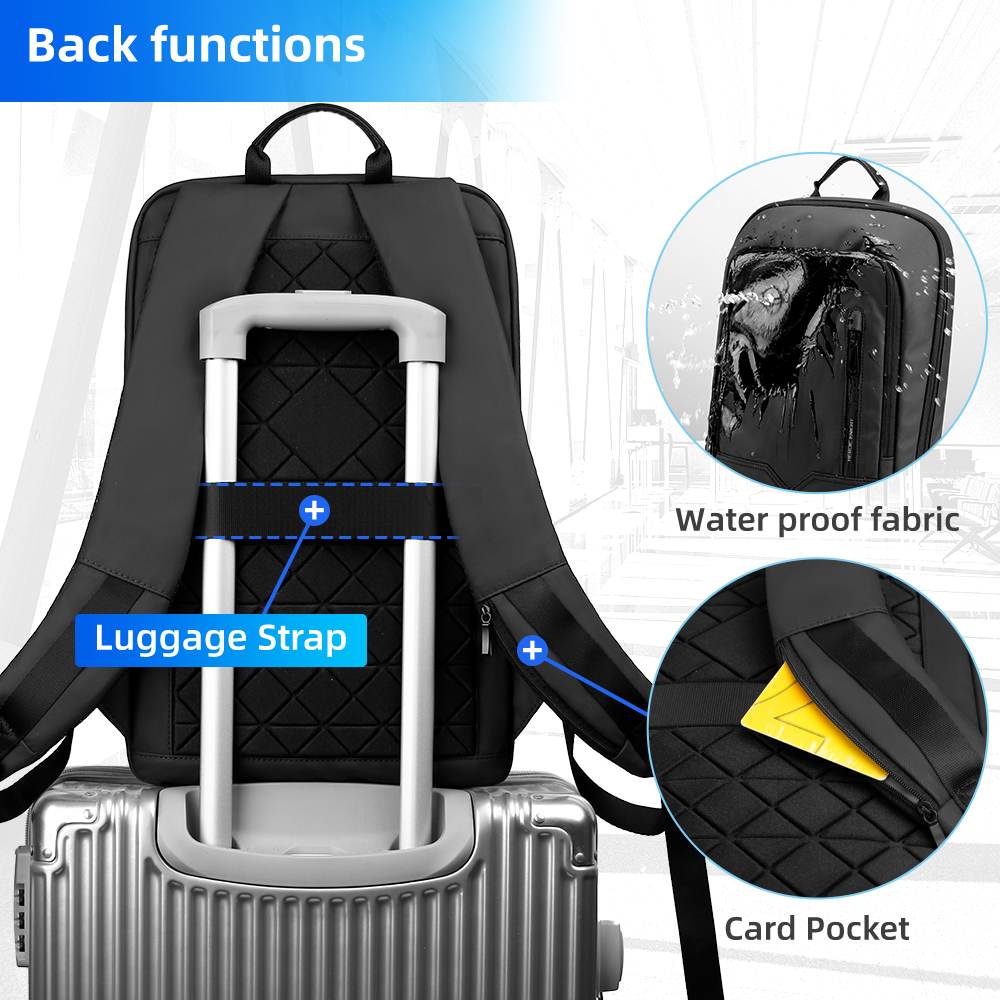 HK Slim Business Backpack for  – обзор и цена Laptop Backpack 15.6