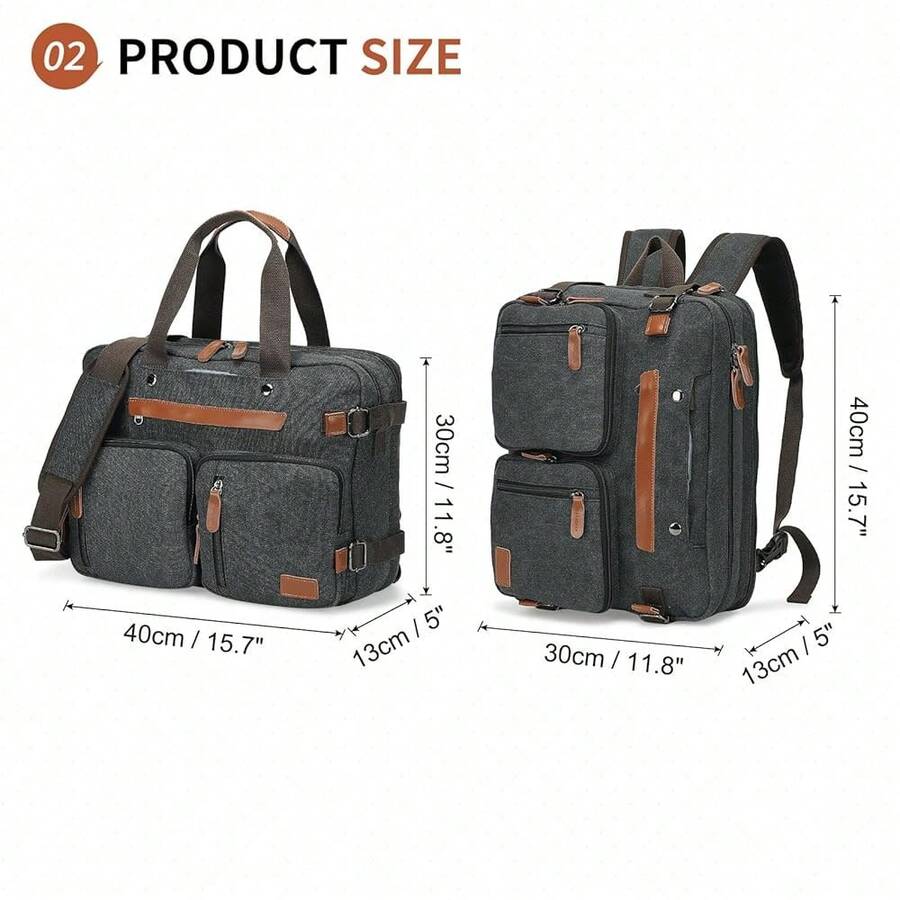 Canvas Laptop Backpack 3-In-1  – обзор и цена Canvas Backpack Casual