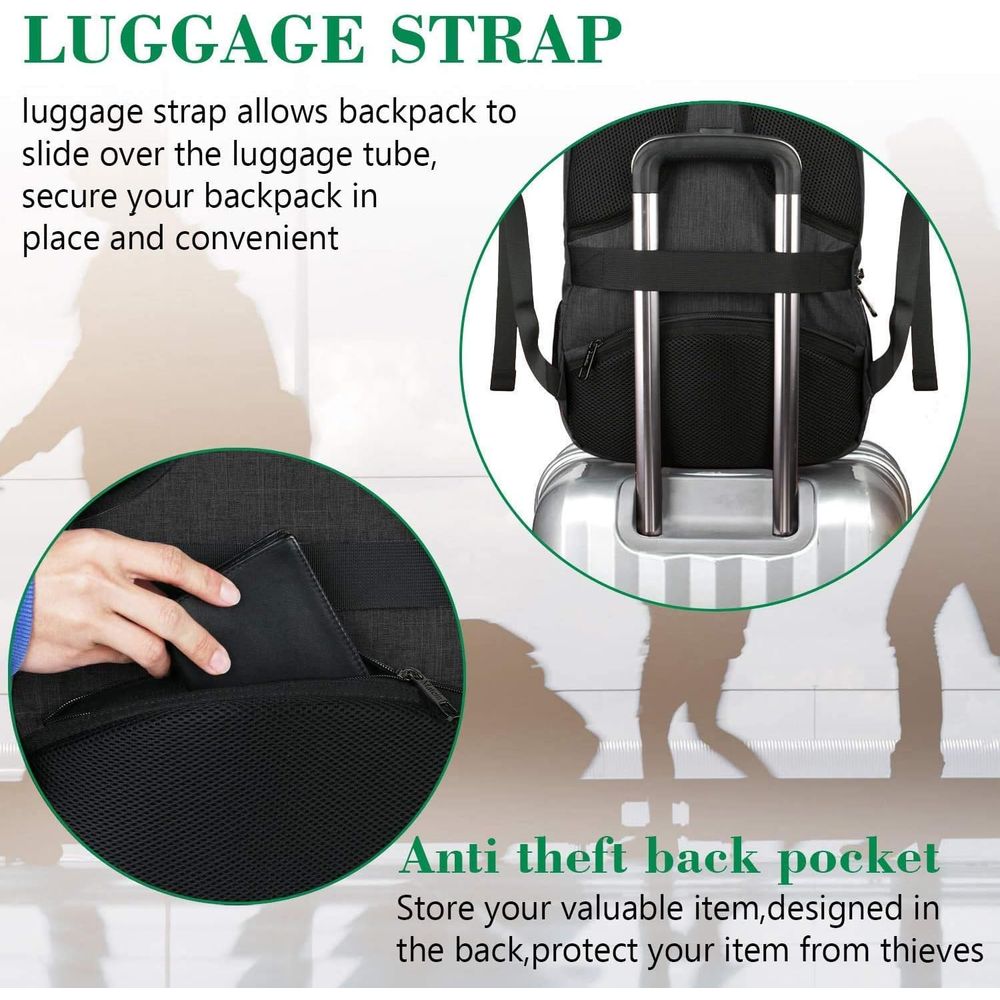 MATEIN BusinLaptop Backpack, 1 – обзор и цена Laptop Backpack 15.6