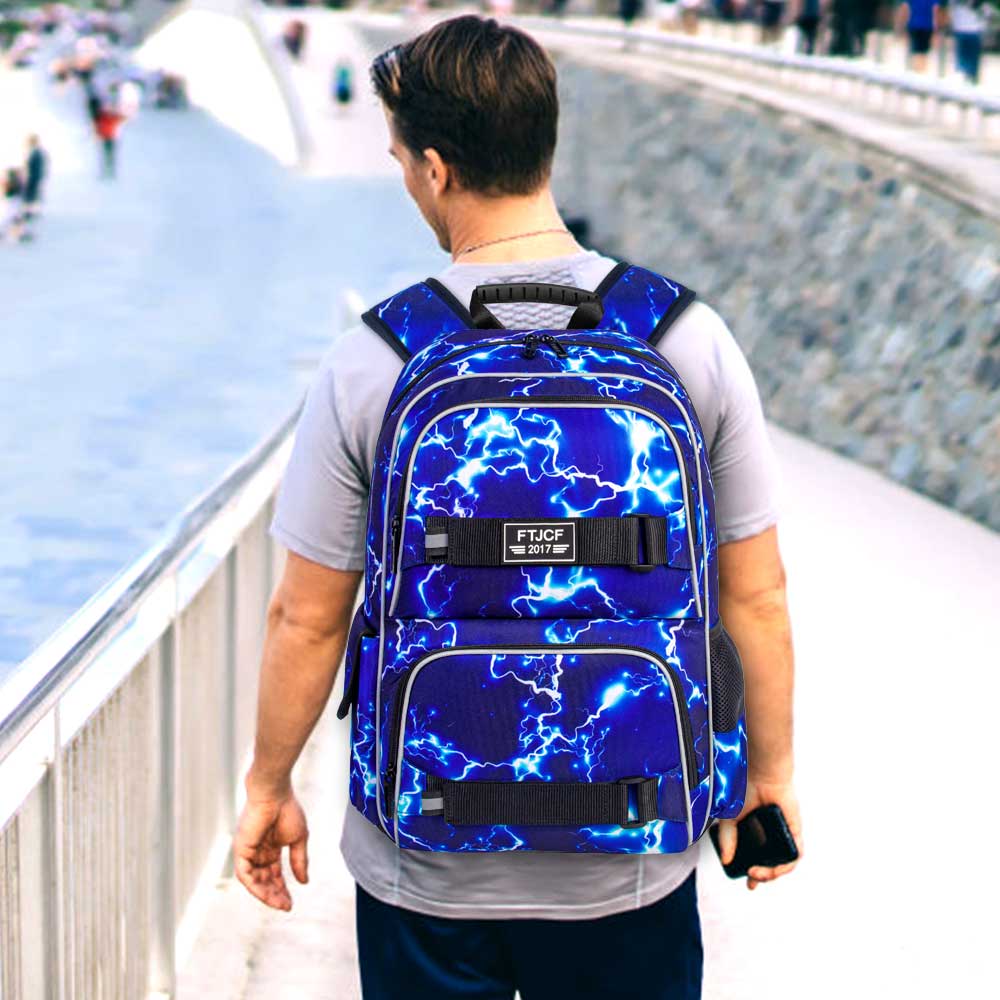 3PCS Lightning boys Backpack,  – обзор и цена School Backpack Teen