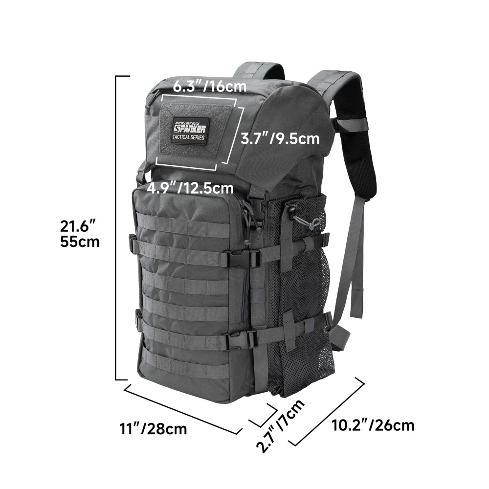 Tactical Backpack 40L 500D Nyl – обзор и цена Rucksack Military Style