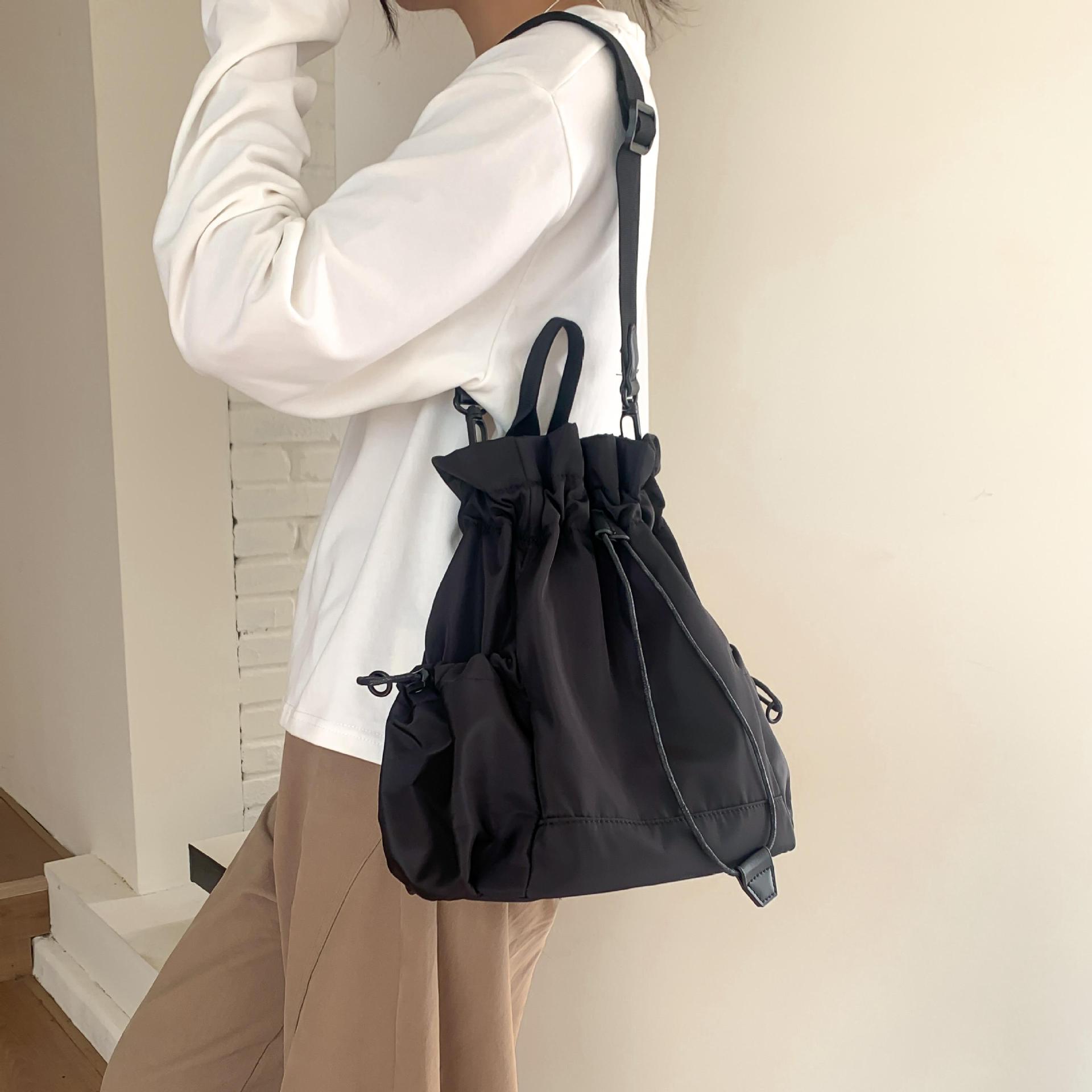 Multi-function Drawstring Buck – обзор и цена Canvas Backpack Casual
