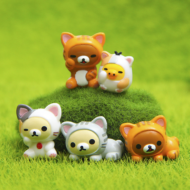 5pcs Rilakkuma Action Figures  – обзор и цена Mini Backpack Purse