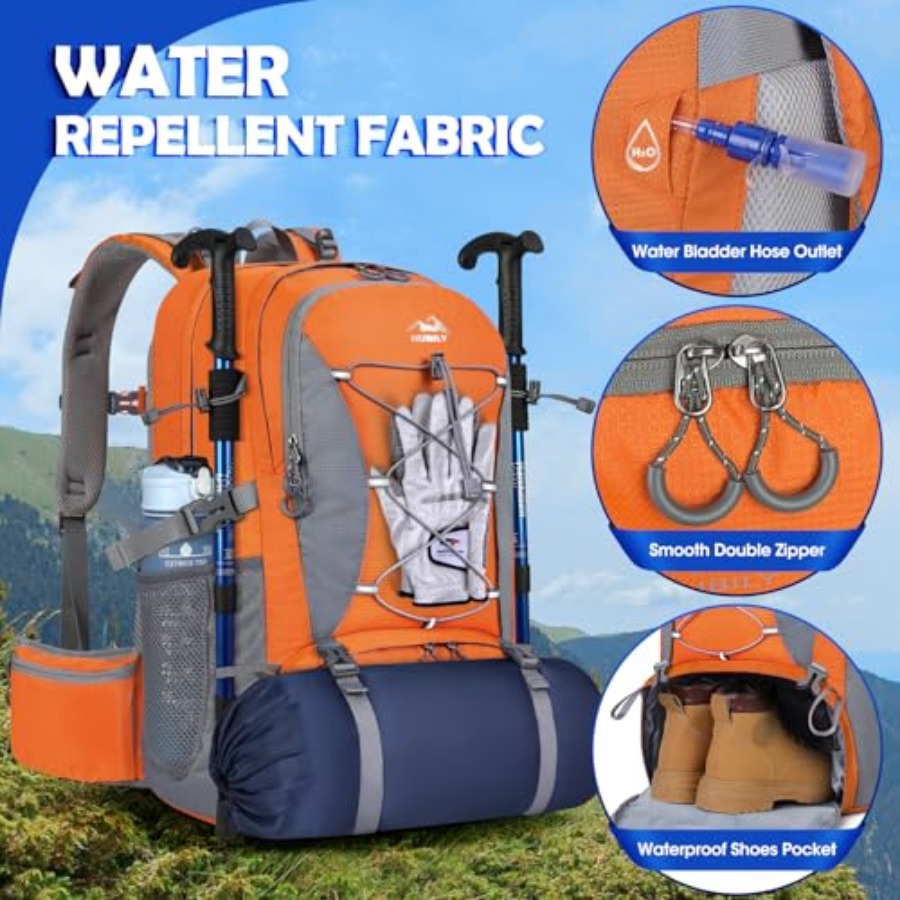50L Hiking Backpack Waterproof – обзор и цена Hiking Backpack Waterproof