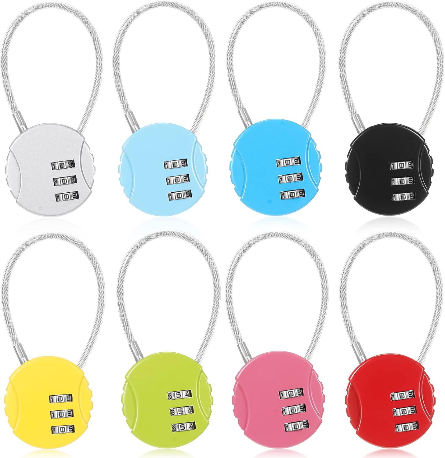 8 Pack Combination Wire Lock 3 – обзор и цена Backpack Lock Combo