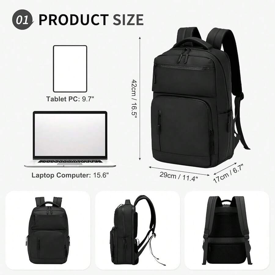 Waterproof Anti-Theft Laptop B – обзор и цена Laptop Backpack 15.6