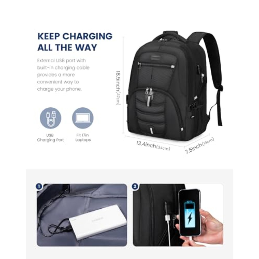 Travel Laptop Backpack Waterpr – обзор и цена Travel Backpack Anti Theft